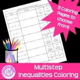 Solving Multistep Inequalities Coloring Holidays Seasons 1