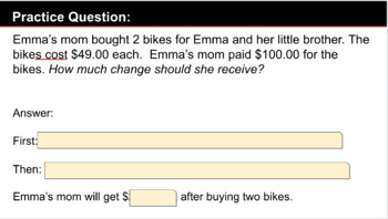 Preview of Solving Multistep Word Problems