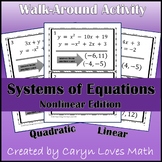 Solving Nonlinear Systems of Equations - Quadratic and Lin
