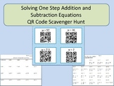 Solving One Step Addition and Subtraction Equations QR Cod