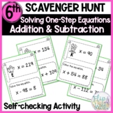Solving One-Step Equations Addition and Subtraction Scaven