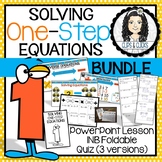 Solving One-Step Equations BUNDLE