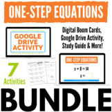 Solving One Step Equations Bundle Digital & Printable Activities
