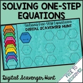 Solving One Step Equations Digital Scavenger Hunt