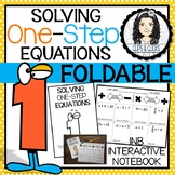 Solving One-Step Equations Interactive Notebook Foldable