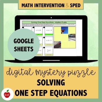 Preview of Solving One Step Equations Mystery Puzzle