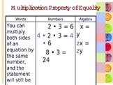 Solving One Step Equations by Multiplying and Dividing PPT