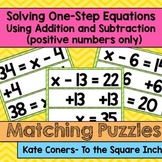 Solving One-Step Equations using Addition and Subtraction 