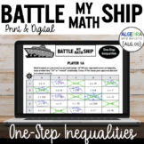 Solving One-Step Inequalities Activity | with Negatives  | Game 