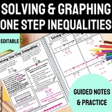 Solving One Step Inequalities Guided Note Page EDITBALE