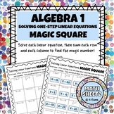Magic Square - Solving One-Step Linear Equations