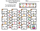 Solving One and Two Step Equations Activity: Christmas Math Maze