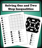 Solving One and Two Step Inequalities Color Worksheet