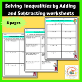 Solving One step Inequalities by Adding and Subtracting wo