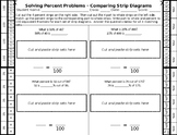 Solving Percent Problems – Comparing Strip Diagrams