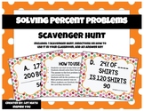 Solving Percent Problems Scavenger Hunt