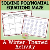 Solving Polynomial Equations Christmas Maze