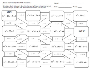 34 Solving Polynomial Equations Worksheet Answers - Notutahituq