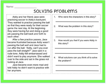 Preview of Solving Problems