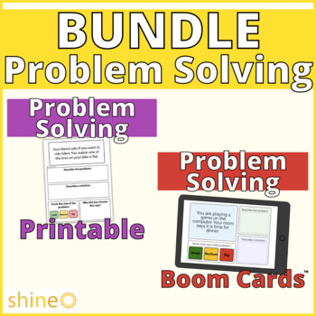 Preview of Solving Problems, Problem Size & Solutions, Difficult Situations, Speech Bundle