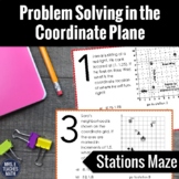 Solving Problems on the Coordinate Plane Stations Maze  5.G.2
