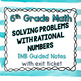 Solving Problems with Rational Numbers INB Guided Notes - 6th Grade Go Math