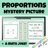 Solving Proportions Digital Mystery Picture Activity