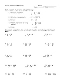 Solving Proportions How-to, Practice, and Word Problems