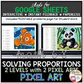 Google Sheets Digital Resource Pixel Art Math Solving Proportions