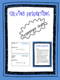 Solving Proportions (Scavenger Hunt)
