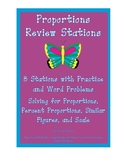 Solving Proportions Stations - Math Centers