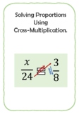 Solving Proportions Using Cross Multiplication