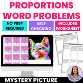 Solving Proportions Word Problems Digital Self Checking Pu