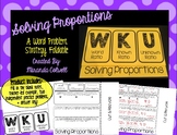 Solving Proportions-Word Problems Foldable WKU
