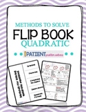 Solving Quadratic Equations Flipbook for ISN