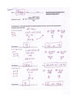 Homework help quadratic equations