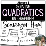 Solving Quadratics by Graphing - Algebra 1 Scavenger Hunt