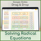 Solving Radical Equations | Distance Learning | Drag & Drop