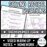 Solving Radical Equations Lesson