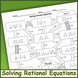 Solving Rational Equations Maze