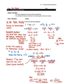 Solving Rational Equations Notes Key