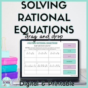 Preview of Solving Rational Equations with LCD Digital Activity