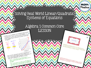 Preview of Solving Real World Linear Quadratic Systems of Equations