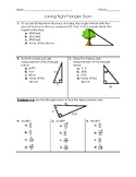 Solving Right Triangles Exam