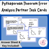 Solving Right Triangles with Pythagorean Theorem Error Ana