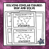 Solving Similar Figures: Seek and Solve