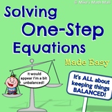 One-Step Equations Made Easy (Mini Bundle)