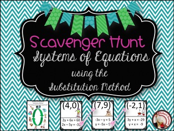 Preview of Solving System of Equations using the Substitution Method