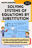 Solving Systems Of Equations By Substitution