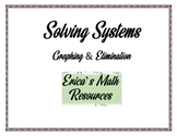Solving Systems - The Graphing & Elimination Methods
